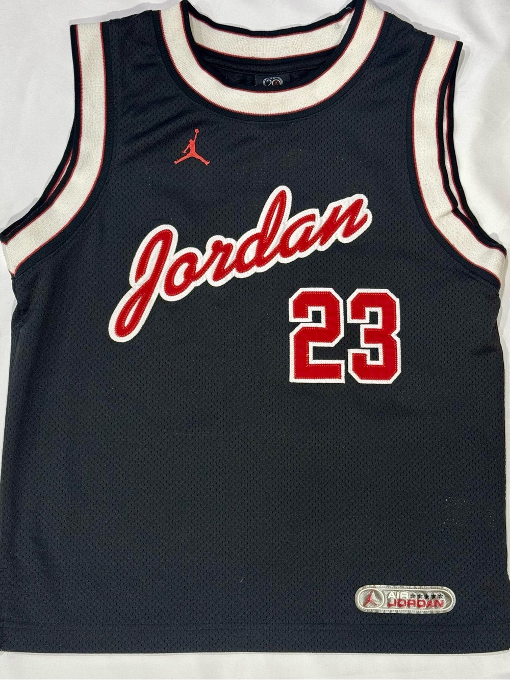 Vintage Y2K 2005 Air Jordan #23 Black Script Mesh Jersey Tank Fits XS S⁠